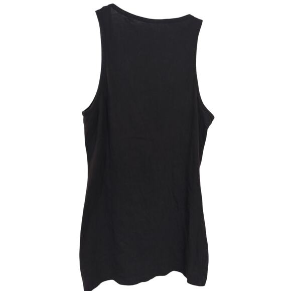 3741) Guess Woman Black Floral Los Angeles Print Tank Size XS - Picture 2 of 6